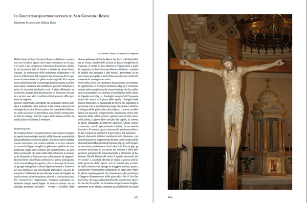 Il Crocifisso quattrocentesco di San Giovanni Bosco (Elisabetta Francescutti, Milena Dean)